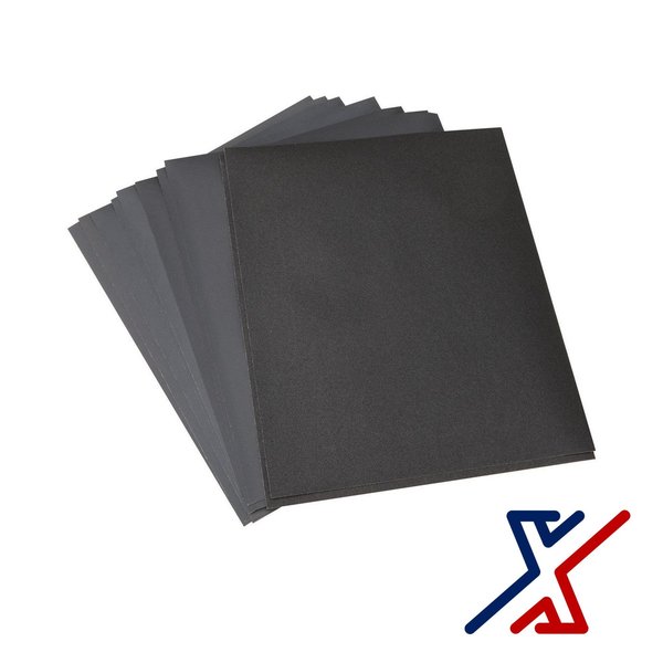 X1 Tools 1000 Grit Premium Wet & Dry Sandpaper 9 in. x 11 in. Sheet 50 Sheets by X1 Abrasives X1E-CON-SAN-WDP-P1000-FSx50